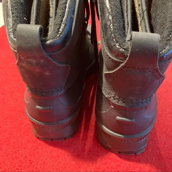 SOREL Sz 9 Kaufman Rubber Removable Felt Liner Lace-Up Boots - Picture 10 of 13